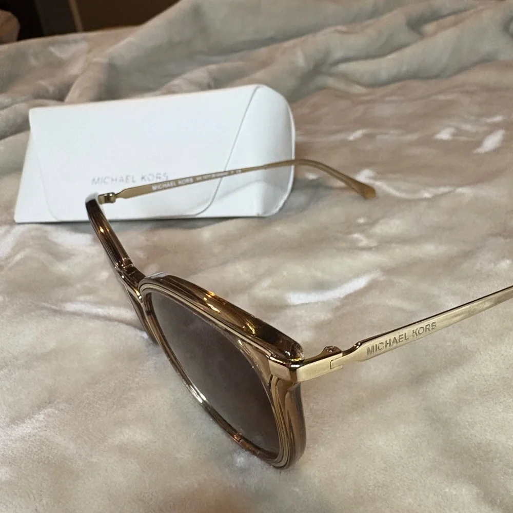 Michael Kors Brown and Gold Sunglasses - Picture 4 of 4
